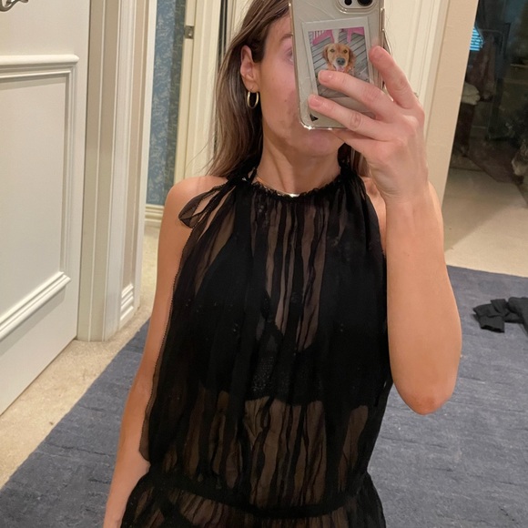 Valentino sheer silk dress (size 40/US 4) - Picture 3 of 13